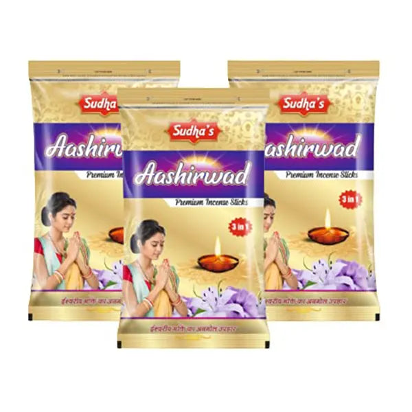 Sudha Aashirwad Premium Incense Sticks (330 Sticks)-1